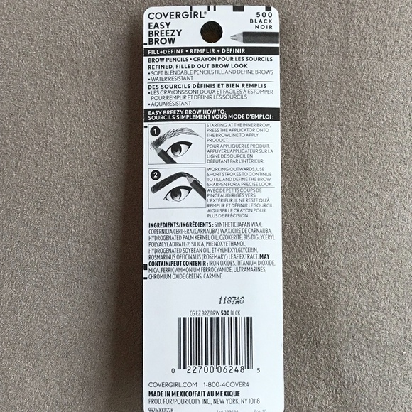 COVERGIRL EASY BREEZY BROW PENCILS; BUNDLE OF 3; 4 COLORS AVAILABLE (*SEE BELOW) - Picture 3 of 3